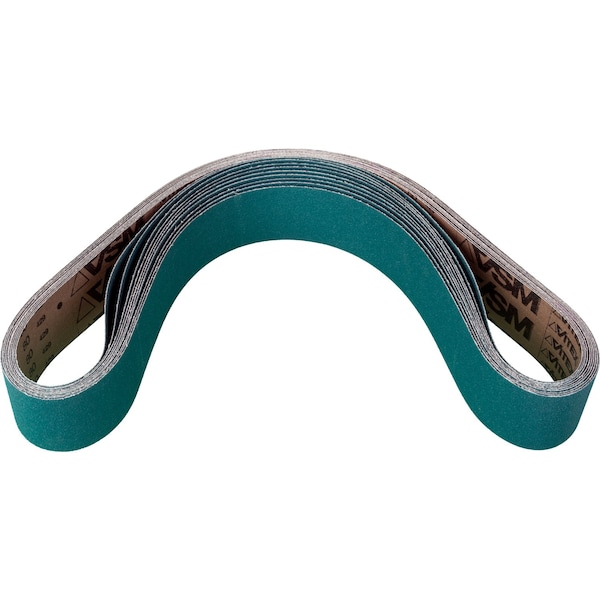 Pferd Coated Belt, Zirc, 2-1/2"x60", 80 Grit, 2-1/2" W, 60" L, Coated, Zirconia Alumina, 80 Grit 49832 - main